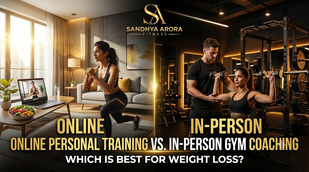 Online gym personal trainer vs personal fitness coach near me for weight loss